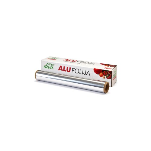 Folija za domaćinstvo Aluminijska Diva 10 my 30 cm 260 g &ndash; 30 m Cijene