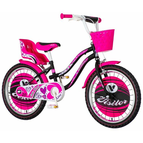 Magnet Bicikl za devojčice HEA200 20" roze Cene