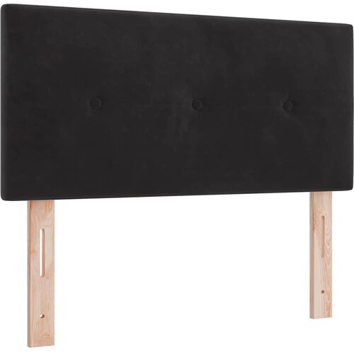  LED Box Spring Krevet s LED trakama Crna 90 x 190 cm Bar&amp;scaron;un Slike