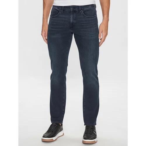 Boss Jeans hlače Delaware3-1 50496192 Mornarsko modra Slim Fit