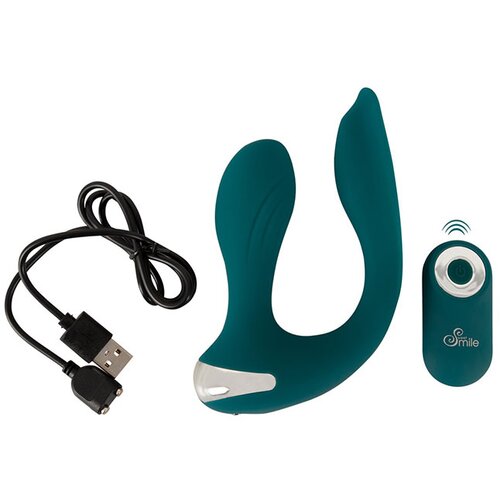 Sweet Smile Couples Choice Hands-free - vibrator koji se može pričvrstiti (tirkizna) Slike
