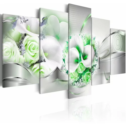  Slika - Emerald Bouquet 100x50