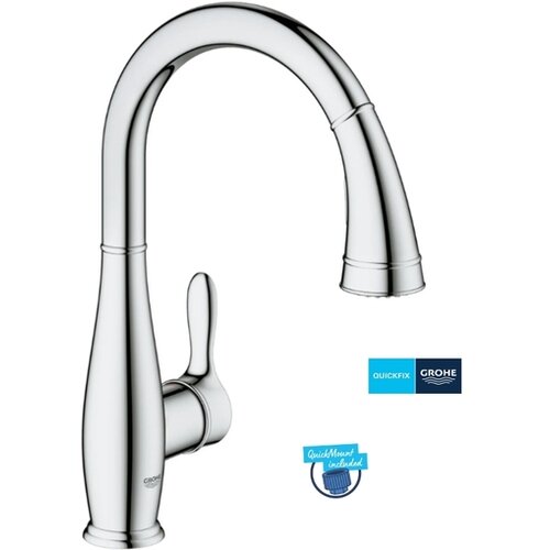Grohe QuickFix izvlečna kuhinjska armatura enoročna Parkfiel Cene