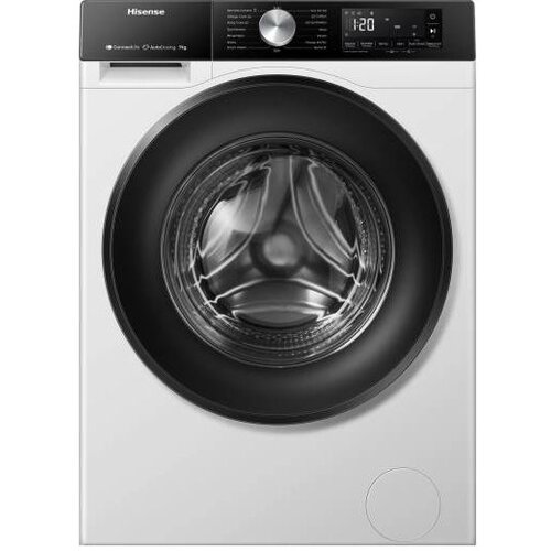 Hisense WF 3S9045 BW3 Veš mašina, 9kg, 1400 obrtaja, WiFi, Crno-bela Slike