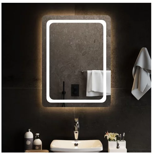  LED kopalniško ogledalo 60x80 cm