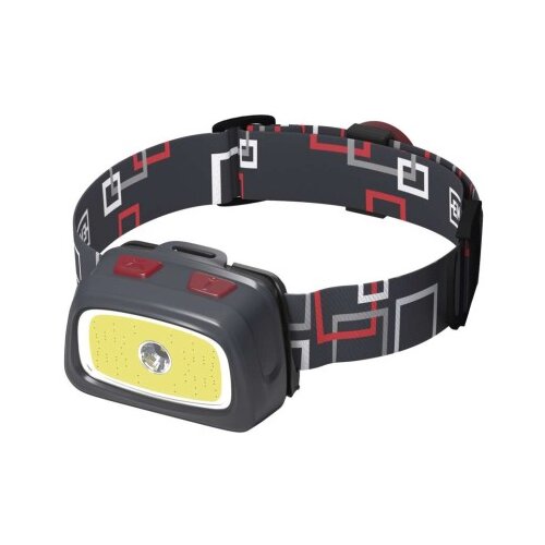 Naglavna LED svetilka COB+CREE 3&amp;times;AAA, 330 lm, 65 m Slike
