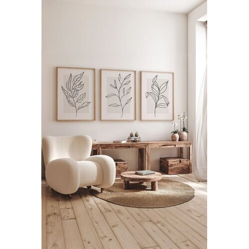 Wallity slika 3Dartsoho76, 3 dijela, 33 x 48 cm Cijene