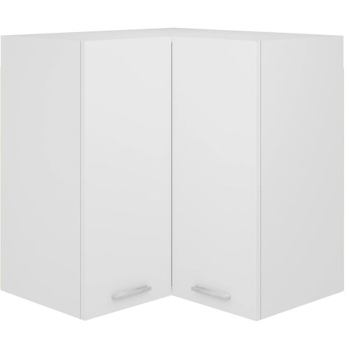 vidaXL Viseći kutni ormarić bijeli 57 x 57 x 60 cm od iverice Cijene