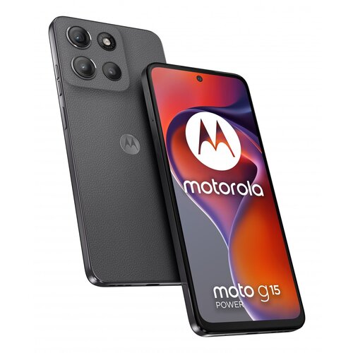 Motorola moto g15 power 17.1 cm (6.72) Dual SIM Android 15 4G USB Type-C 8 GB 256 GB 6000 mAh Grey Slike