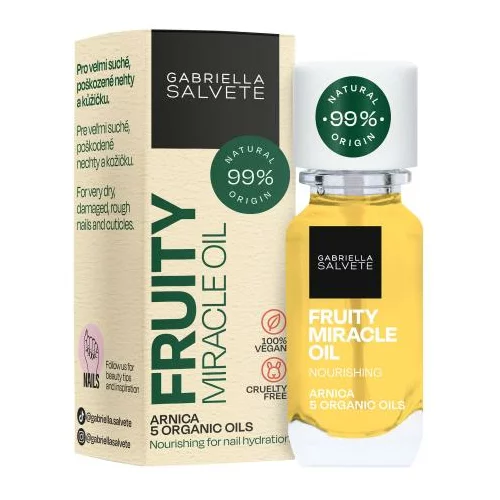 Gabriella Salvete Natural Nail Care Fruity Miracle Oil nega nohtov 11 ml