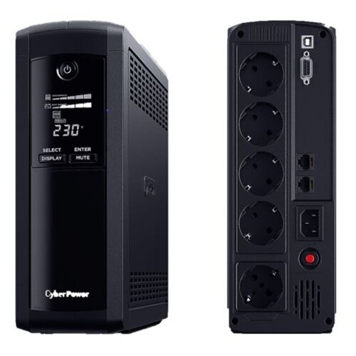 Cyberpower 1600VA/960W VP1600ELCD, line-int., &scaron;uko, desktop Cene