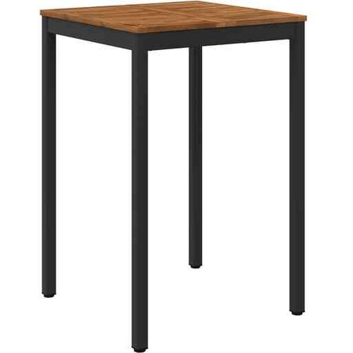vidaXL Stol za bar u vrtu NAARDEN Prirodna i crna 70 x 68 5 x 105 cm - Prirodna i crna 70 x 68 5 x 105 cm Cene