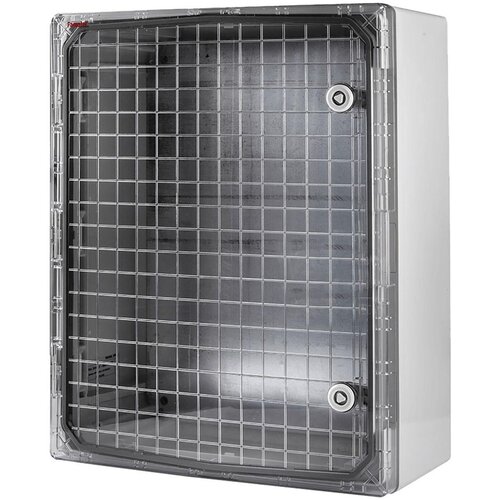 Famatel zidni ormarić s transparentnim vratima, 400x500x175mm, Sivi Slike