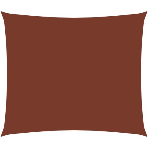 vidaXL Senčno jadro oksford blago pravokotno 3x4,5 m terakota Cene