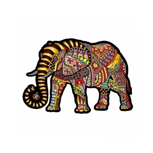 WOODEN CITY magic elephant wooden puzzle m (150 pieces) Slike