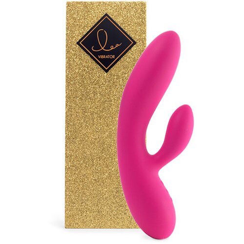 Feelztoys Rabbit vibrator - Lea, roza (bleščeč) Cene