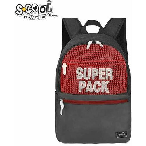 Scool Ranac Teenage Superpack Gray SC1660 Slike