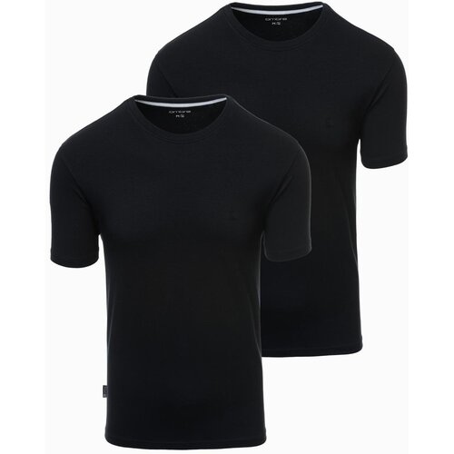 Ombre Set of men's t-shirts with round neckline Slike
