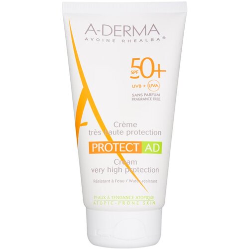 A-derma Protect AD za&amp;scaron;čitna krema za sončenje za atopično kožo SPF 50+ 150 ml Slike