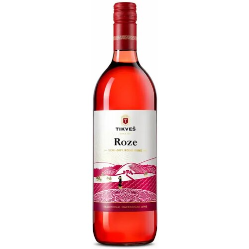 Tikveš Roze vino 1L Cene