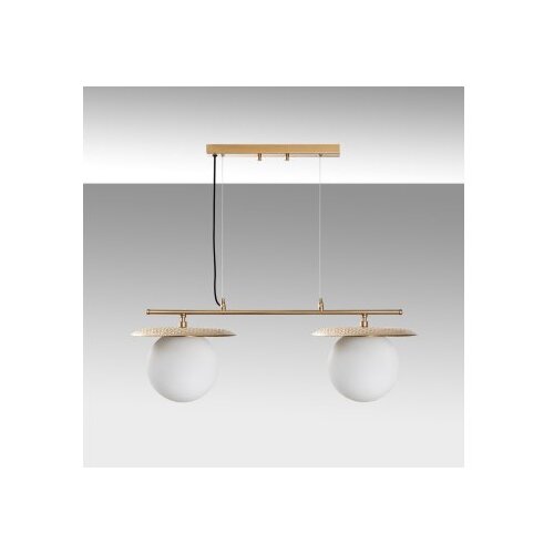 Opviq Luster Anemon-13814, 20cm, IP20, Bijelo-zlatna boja Slike