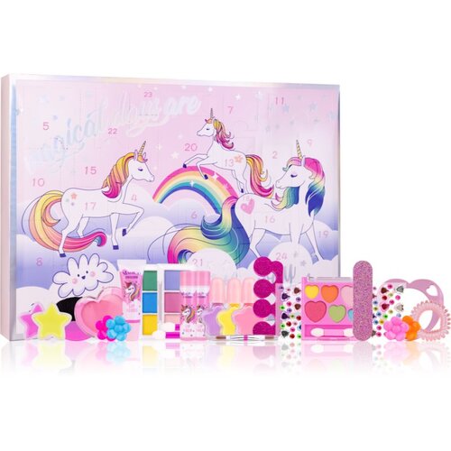 Accentra Beauty Advent Calendar Unicorn adventski kalendar za djecu 24 kom Slike