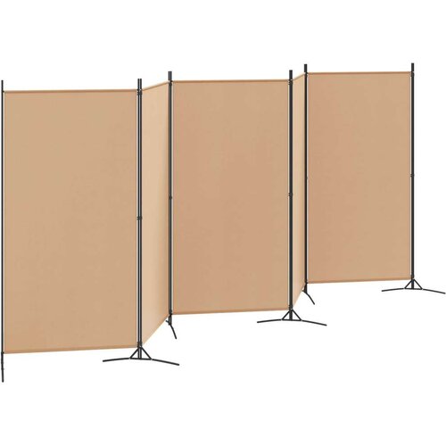  5-Panelni Pregrađivač Bež 433 x 180 cm Tkanina - Bež 433 x 180 cm Slike