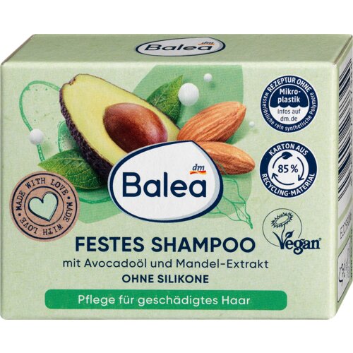 Balea čvrsti šampon - ulje avokada i ekstrakt badema 60 g Cene
