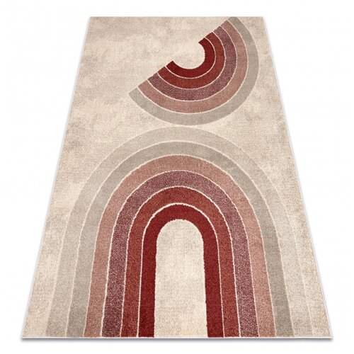 RugsX Preproga FUSION 0807 krem / bordo - Geometrična, moderna, abstraktna 160x220 cm, (5000175474) Cene