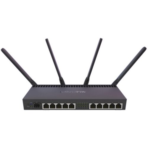 MikroTik RB4011iGS+5HacQ2HnD-IN, WiFi Router, Dual Band 1733Mb/s, 10x RJ45 1000Mb/s, 1x SFP+ Cene
