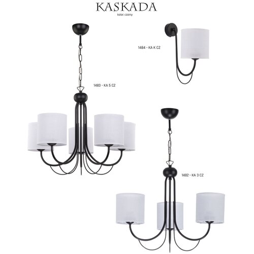 Jupiter 1483 - luster na lancu kaskada 5xE27/60W/230V Slike