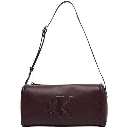 Calvin Klein Jeans Torbe BOLD CK SLOUCHY SHOULDER BAG LV04F3894G Kostanjeva Slike