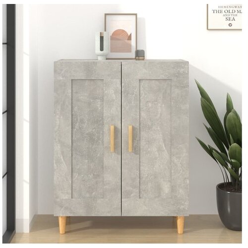 Komoda siva boja betona 69 5x34x90 cm od konstruiranog drvo Cijene