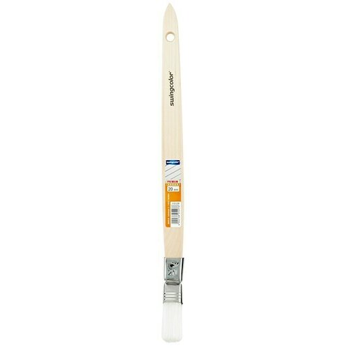 SWINGCOLOR Premium Plosnati kist (Širina kista: 20 mm, Savijeni oblik, Prirodno drvo) Cijene