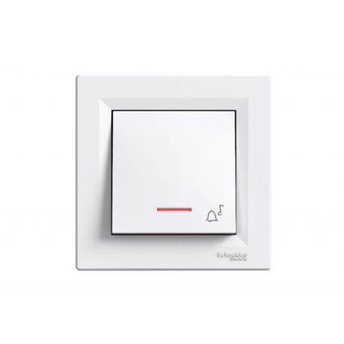 Schneider Asfora, 1P taster 10A zvono, lokator, beli Electric EPH1700321 Cene