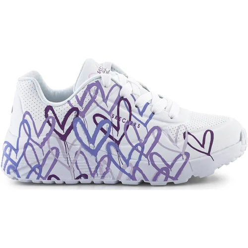 Skechers Sandali & Odprti čevlji JGoldcrown: Uno Lite - Spread the Love 314064L-WLPR Bela