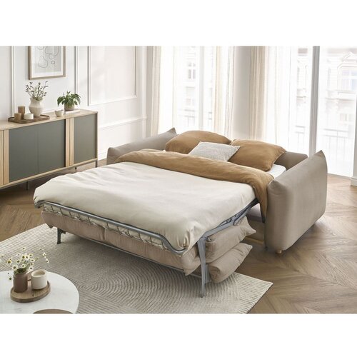 Bobochic Paris Bež sklopiva sofa 214 cm Ernest &amp;ndash; Slike