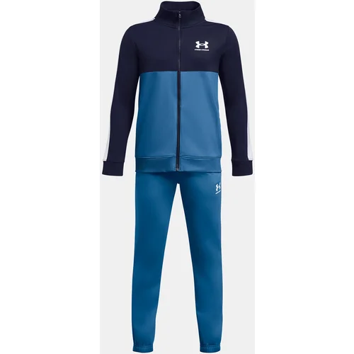 Under Armour UA CB Knit Track Suit-BLU - Boys