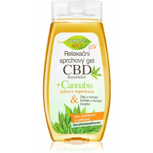Bione Cosmetics Cannabis CBD relaksirajući gel za tuširanje s CBD-om 260 ml