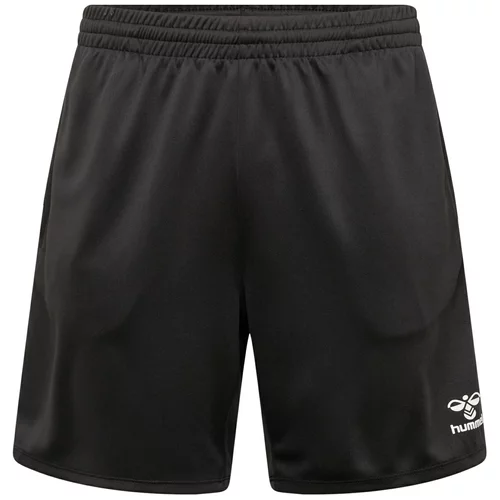 Hummel Sportske hlače 'ESSENTIAL' crna / bijela