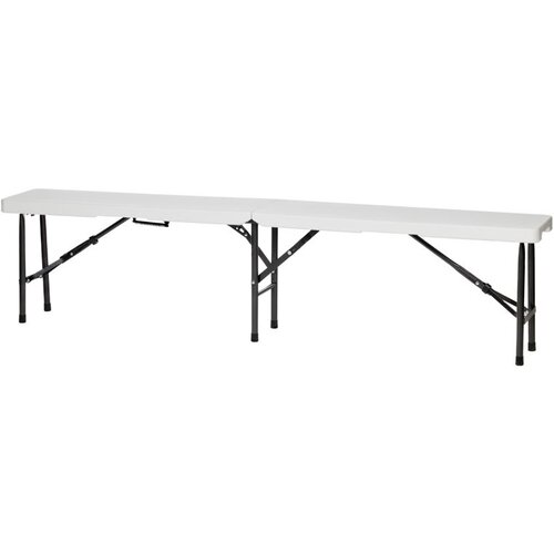 sklopiva plastična klupa bela 180cm Cene