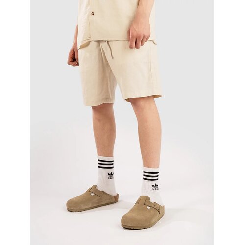 anerkjendt Akjames Cot-Linen-Vis Ela Kratke hlace brown rice melange Cene