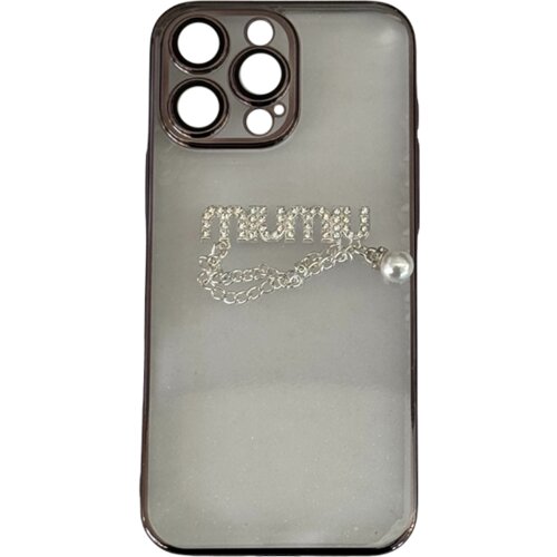 Clear MiuMiu maskica iPhone 16 Pro Max Black Cijene