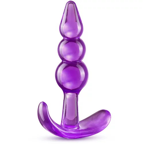 Blush B Yours Triple Bead Anal Plug Purple
