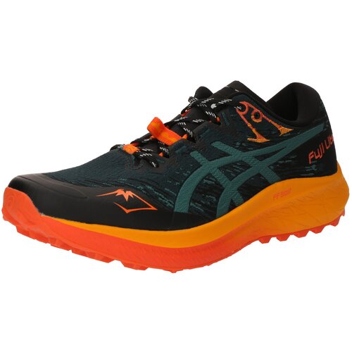 Asics Tenisice za trčanje 'Fuji Lite 5' tamno zelena / narančasta / crna Cene