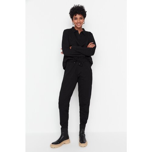 Trendyol Black Knitted Tracksuit Set Slike