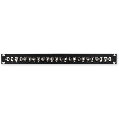 LAN-TEC PP-144 24P / BNC - črna - 19 &amp;quot;patch panel 1U, 24 BNC priključkov, (20763251) Slike