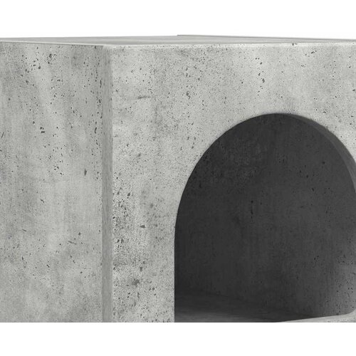  Noćni ormarić Betonski sivi 29,5 x 33,5 x 50 cm Slike