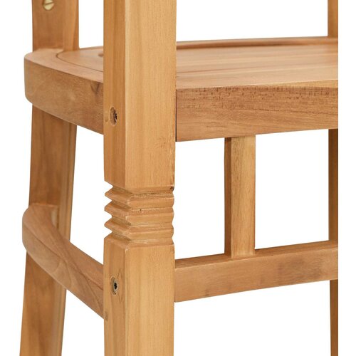  Stolica 2 pcs Smeđa 63 x 58 x 89 cm Čvrsto teak drvo Slike