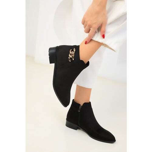 Soho Black Suede Women's Boots & Booties 16536 Slike